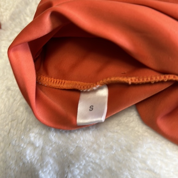 Orange Bikini (Zaful) Cheeky thong bottoms - Picture 7 of 7